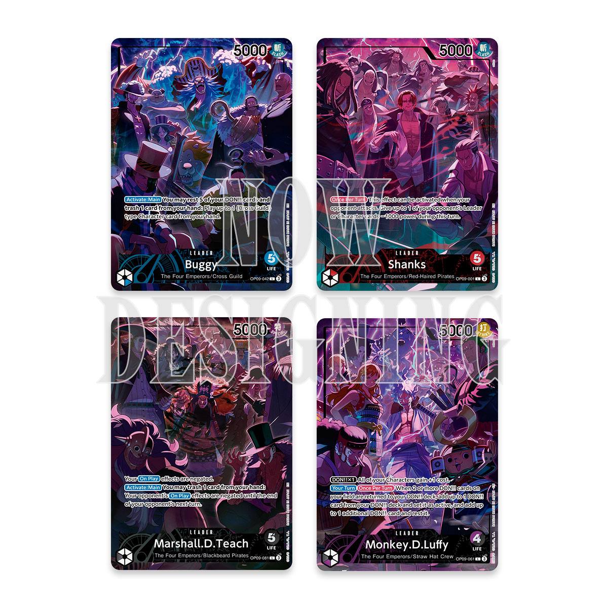 One Piece Card Game - 2nd Anniversary Set English Version 4 Emperors (Englische Version)