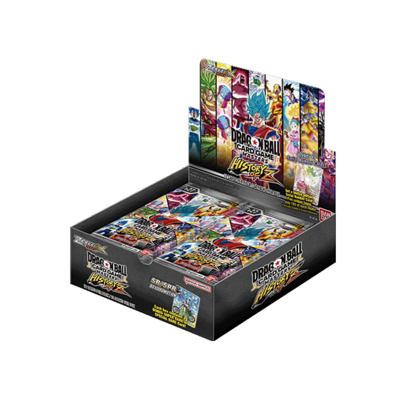 Dragonball Super Card Game - Masters - History of Z Display (B27 Englisch)