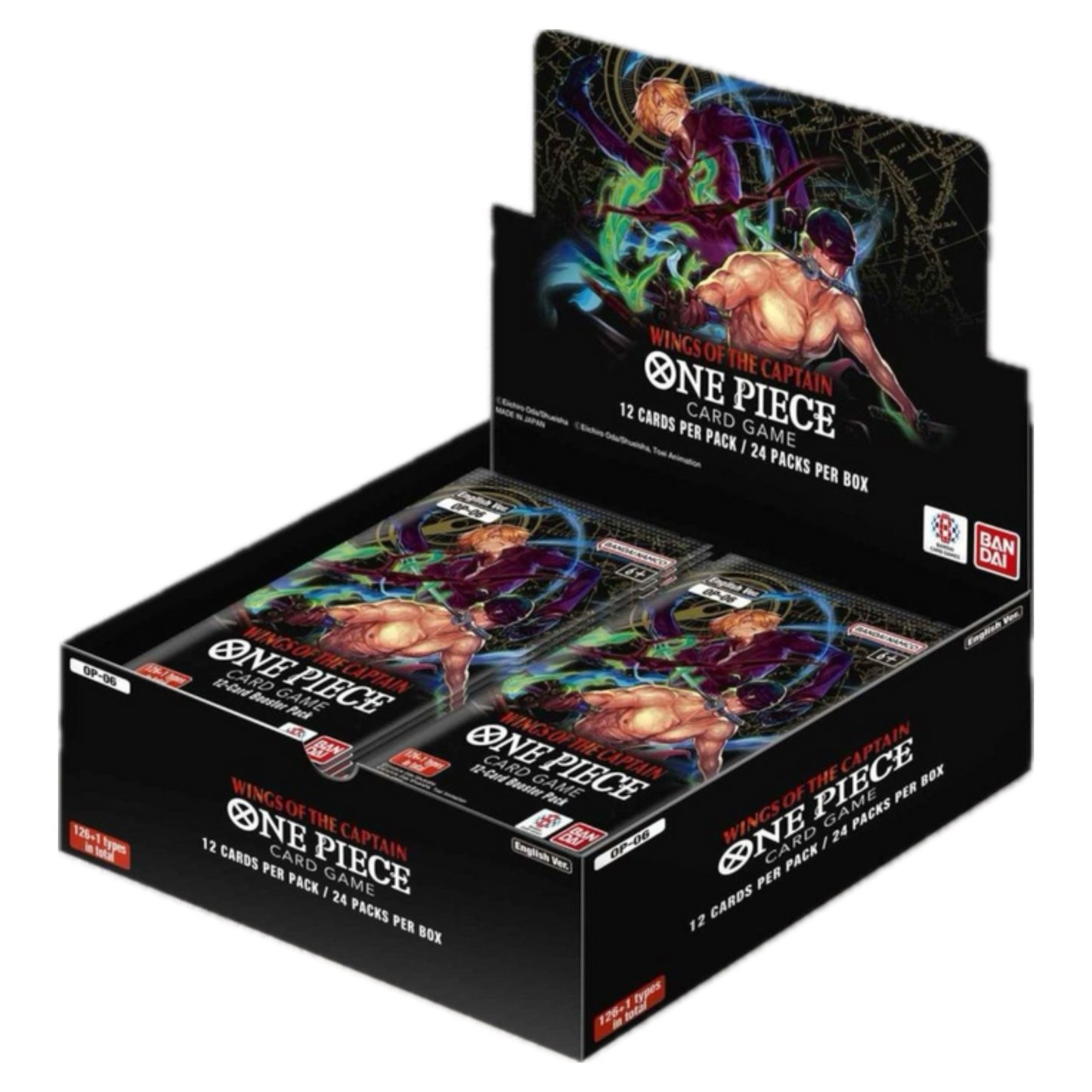 One Piece Card Game - Wings of the Captain 24 Booster Display (Englisch)