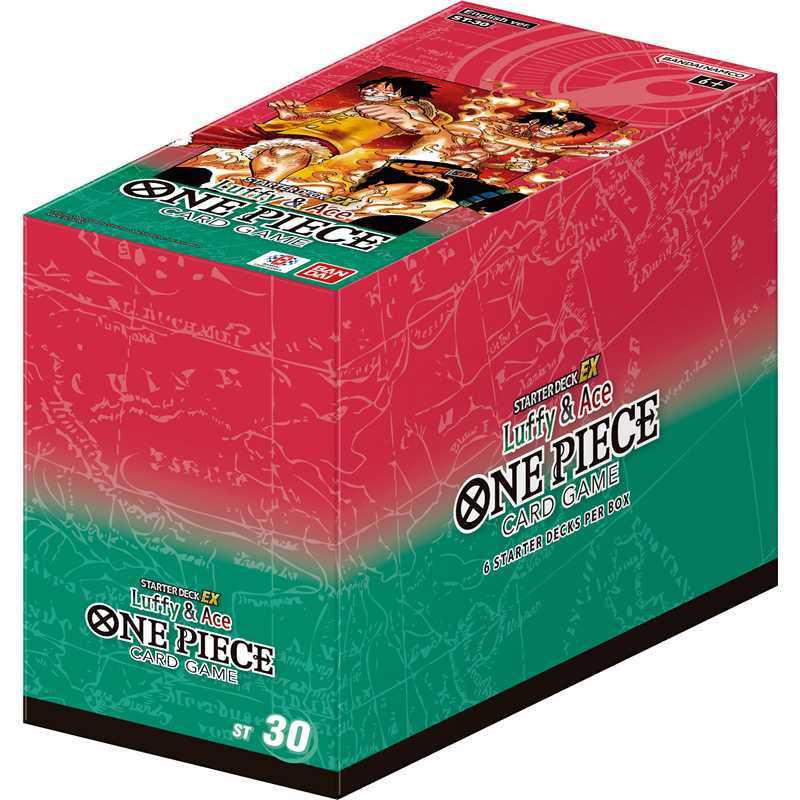 One Piece Card Game Starter Deck Ex Luffy und Ace ST30 Englisch sealed Display