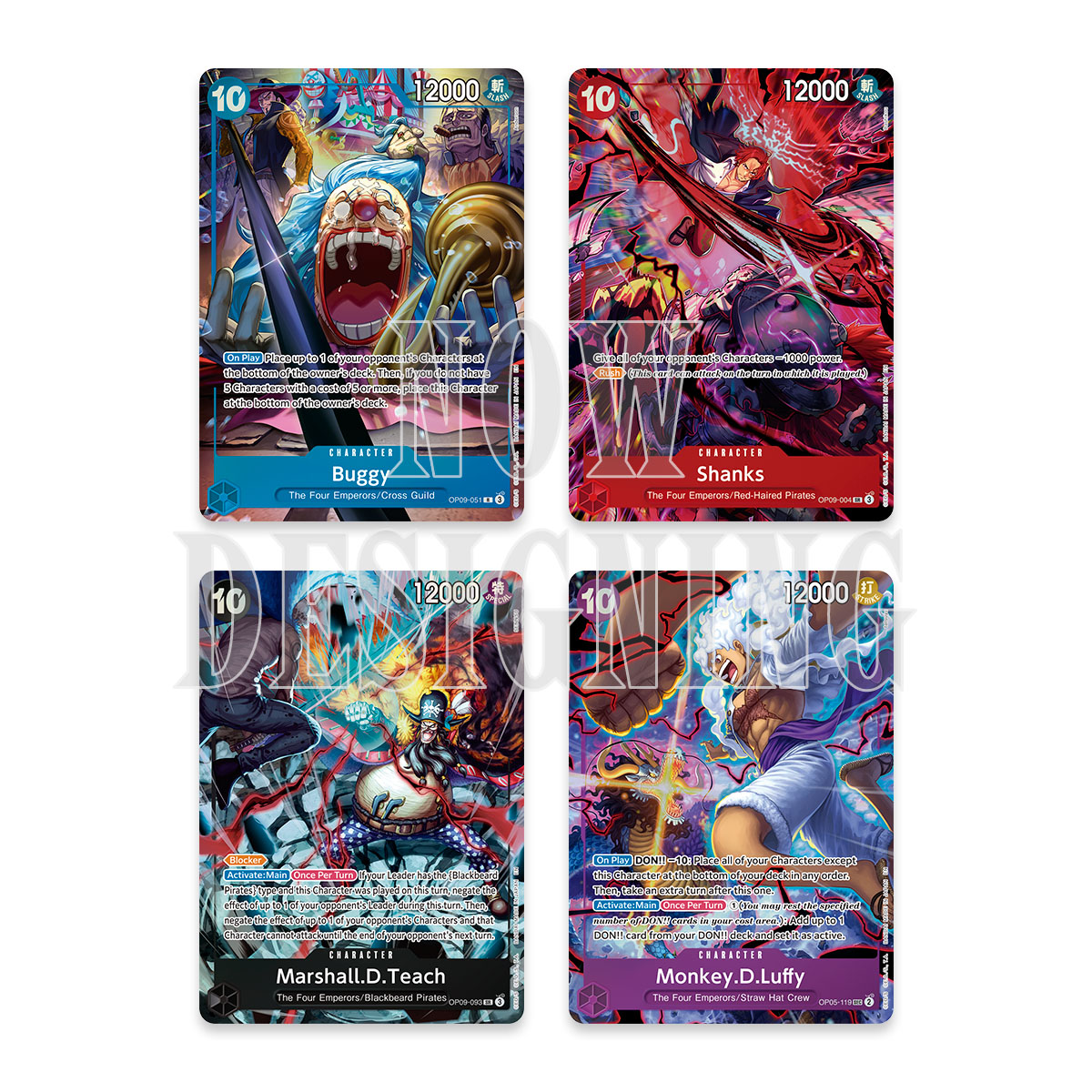 One Piece Card Game - 2nd Anniversary Set English Version 4 Emperors (Englische Version)
