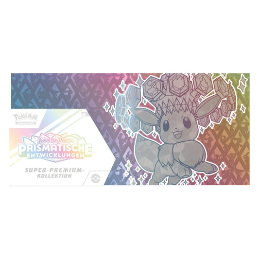 Pokemon Sammelkartenspiel Prismatische Entwicklungen Super Premium Kollektion - deutsch