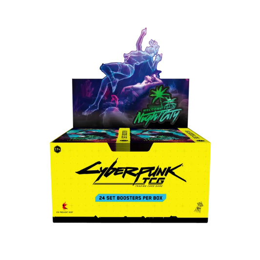 Jetzt das neue Cyberpunk TCG vorbestellen mit 24 Booster im Display / Booster Box