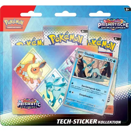 Pokemon Sammelkartenspiel Prismatische Entwicklungen Tech Sticker Kollektion Glaziola - deutsch