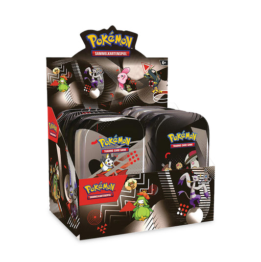 Pokemon Sammelkartenspiel - Schwarze Blitze & Weisse Flammen - Mini Tin Display - Englisch (Set 10.5)