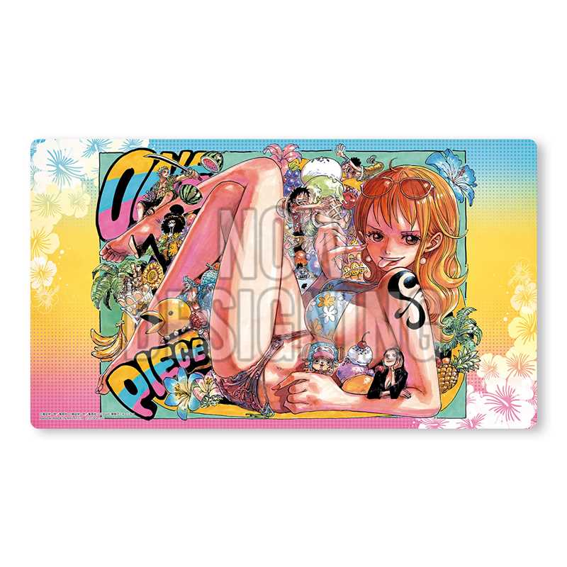 One Piece Limited Edition Playmat Vol. 3 Nami mit Usopp Leader Promo Karte (Englisch)