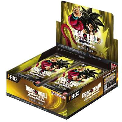 Dragonball Super Card Game - Fusion World - Raging Roar - Booster Display Englisch FB03