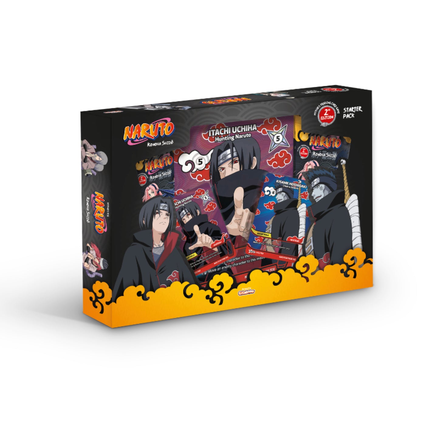 [Vorbestellung] Naruto Mythos TCG Konoha Shido Itachi Starter Pack Box Englisch (2nd Edition)