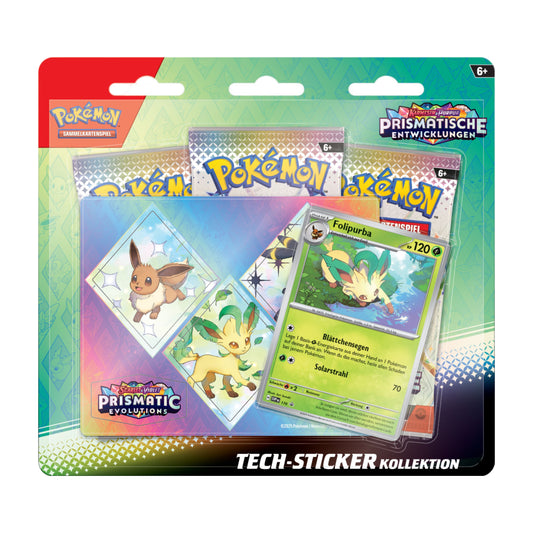 Pokemon Sammelkartenspiel Prismatische Entwicklungen Tech Sticker Kollektion Folipurba - deutsch