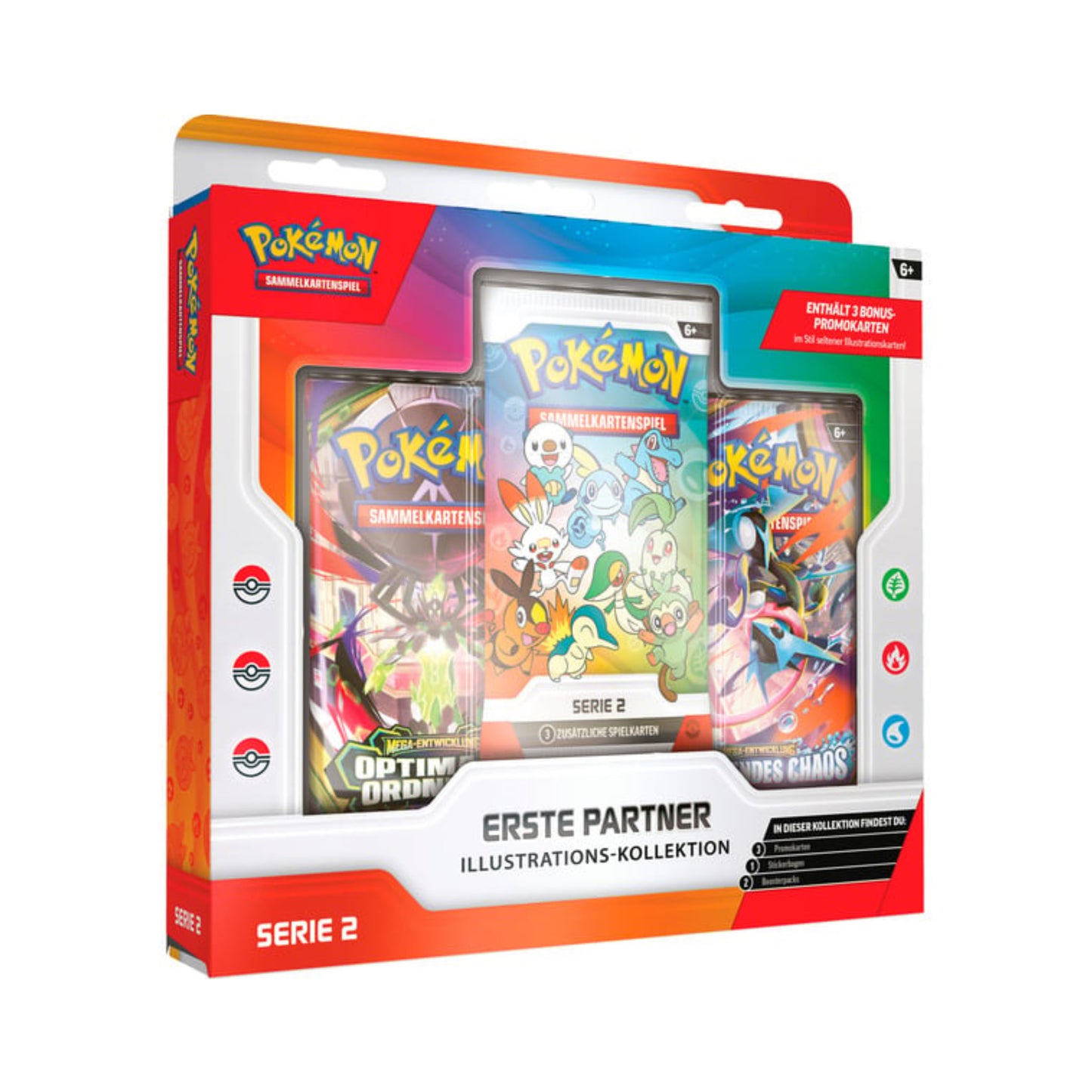 Pokemon Sammelkartenspiel Erste Partner Illustrations-Kollektion Serie 2 deutsch