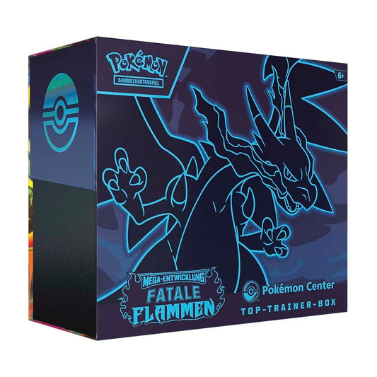 Pokemon Sammelkartenspiel Fatale Flammen Pokemon Center Edition Top Trainer Box deutsch