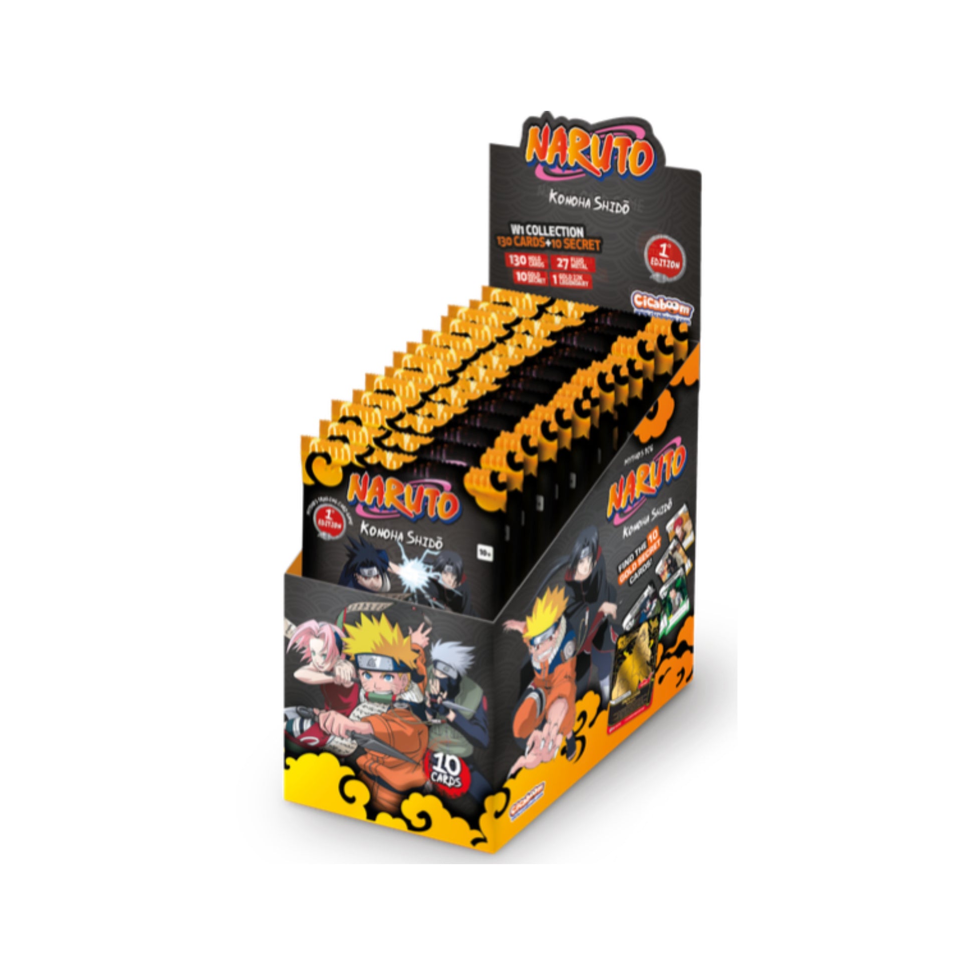 Naruto Mythos TCG vorbestellen Konoha Shido Display Booster Box (1st Edition)