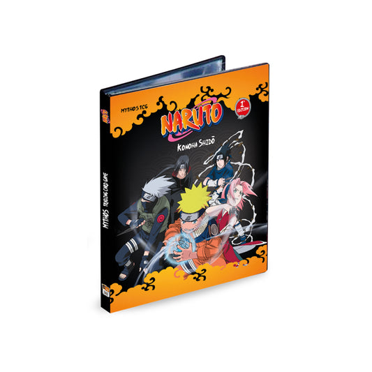 Naruto mythos tcg konoha shido 9 pocket binder 