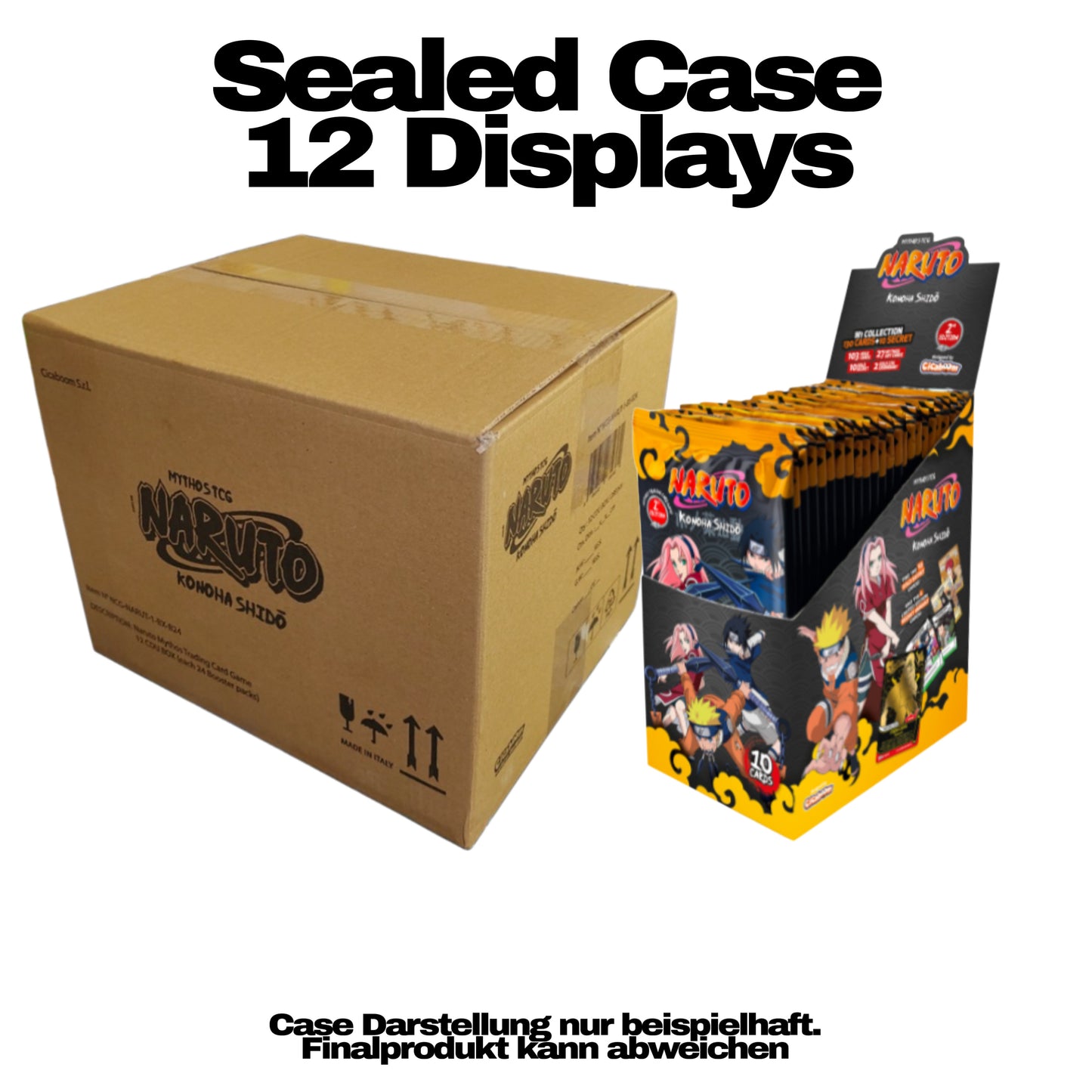 Naruto Mythos TCG Konoha Shido 2nd Edition Sealed Case 