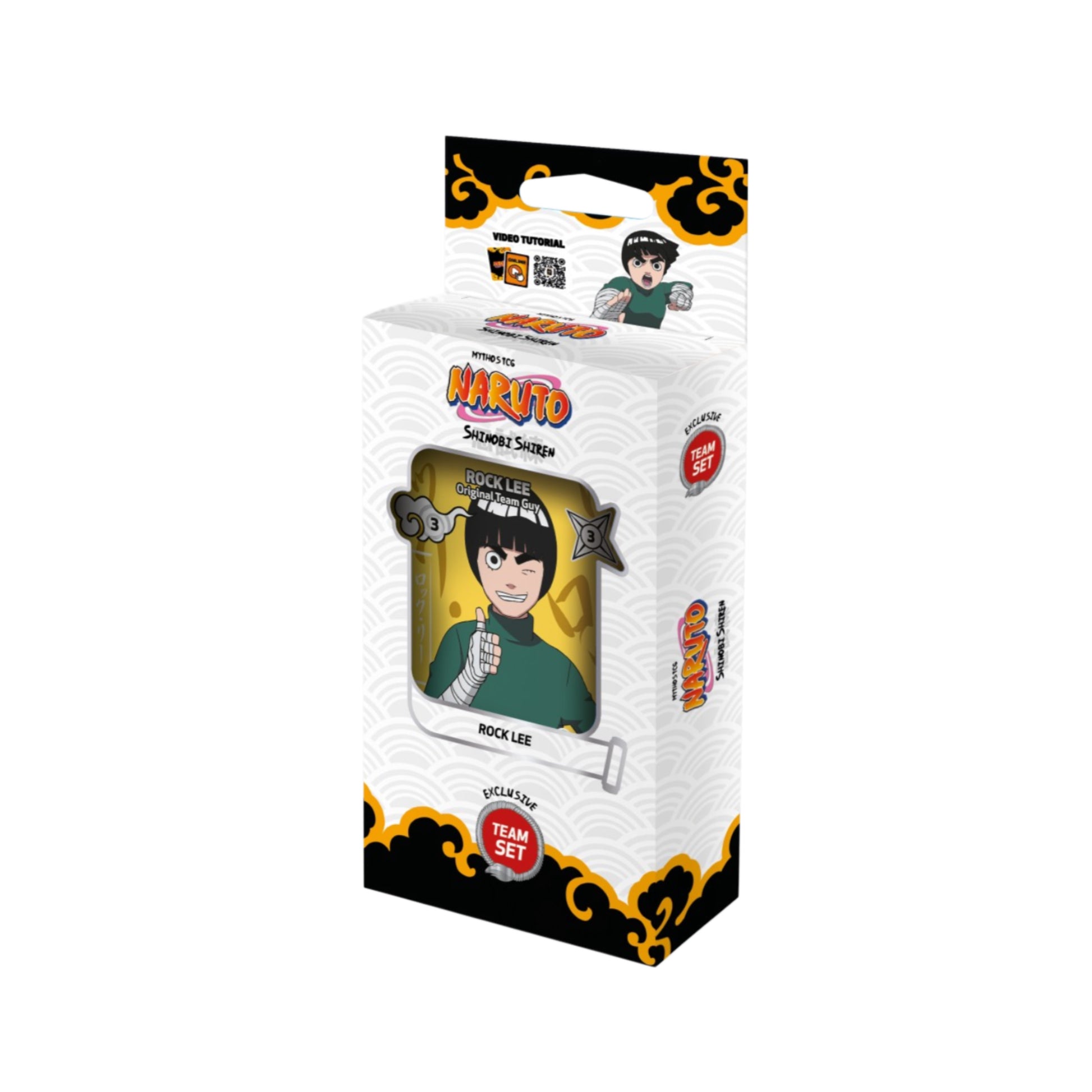 Naruto Mythos TCG Shinobi Shiren Rock Lee Team Set mit Booster