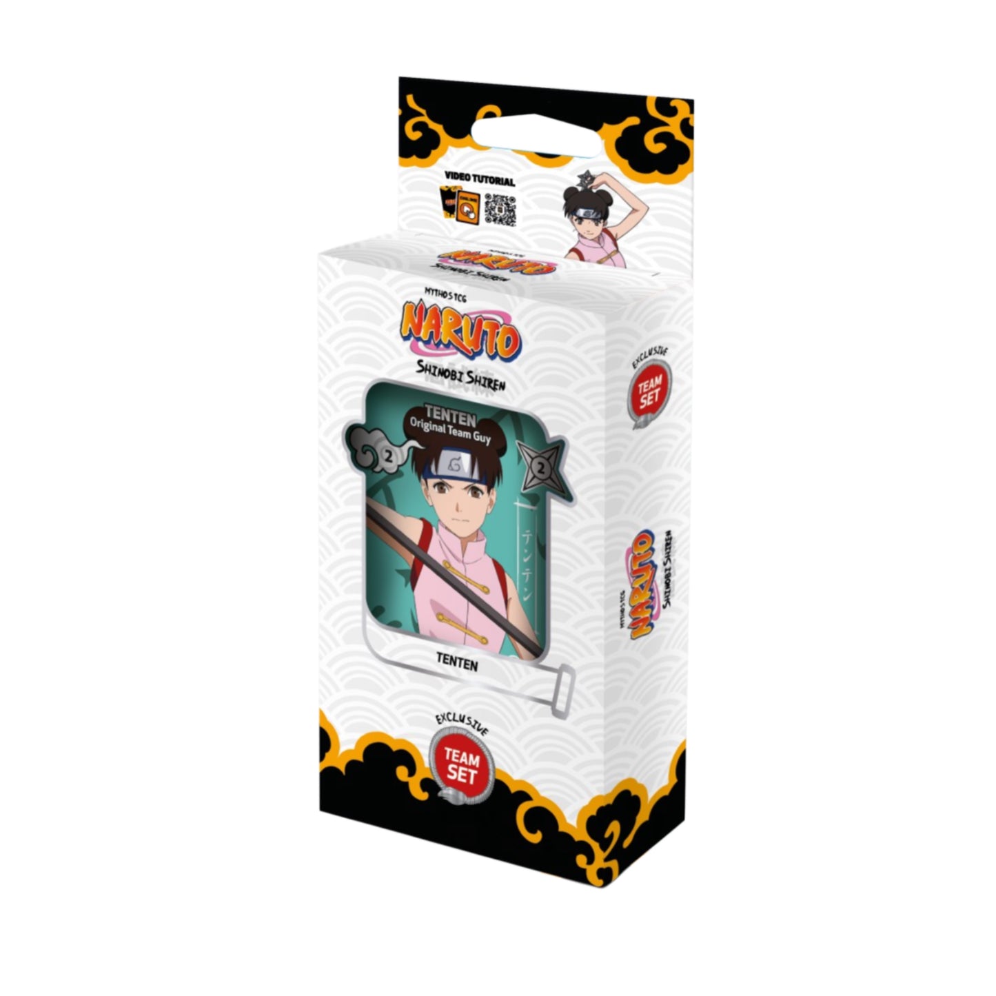 Naruto Mythos TCG Shinobi Shiren Team Set Tenten mit Booster und Promo Karte