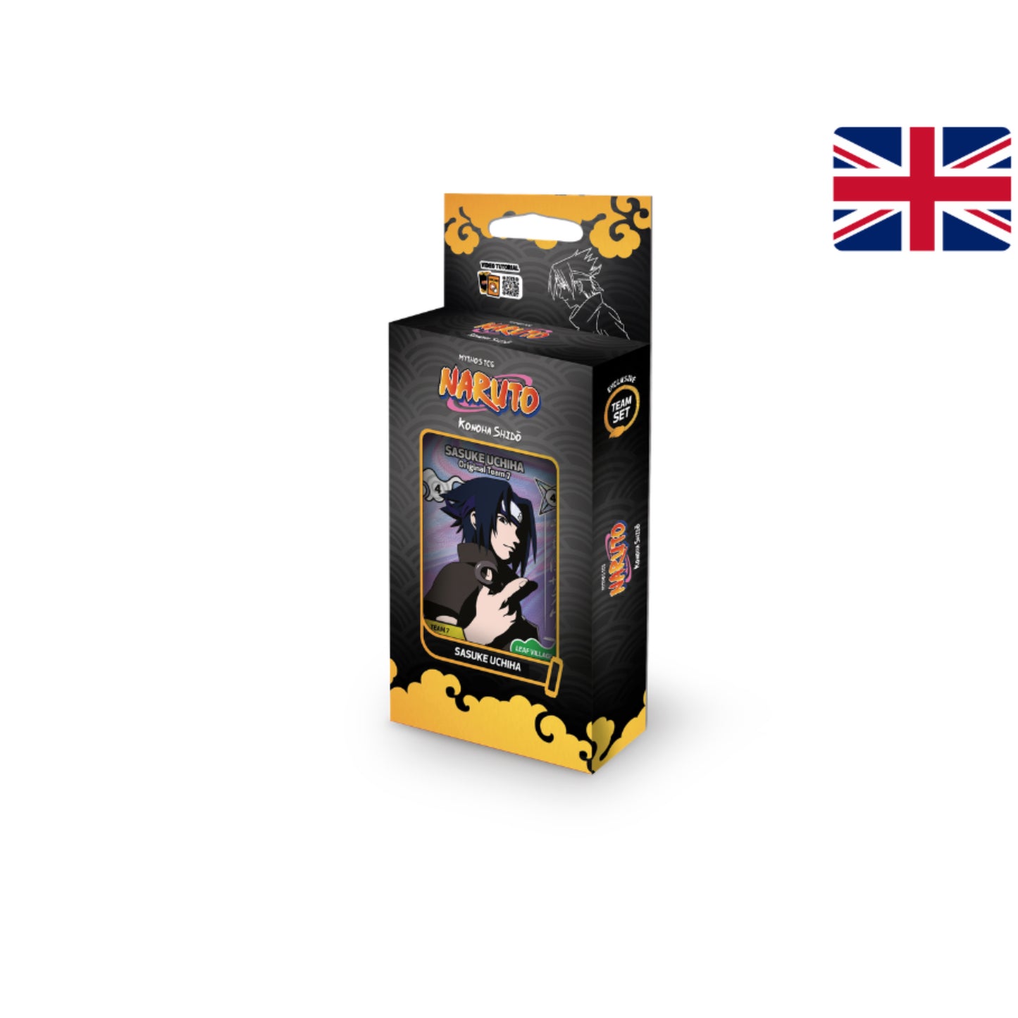 Naruto TCG Team Set Sasuke Uchia Starter Deck Booster Konoha Shido