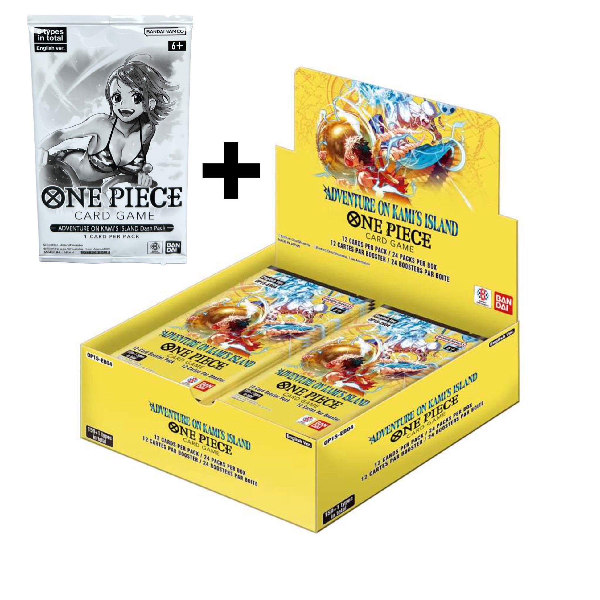 One Piece Card Game Adventure on Kamis Island OP15 Display Englisch