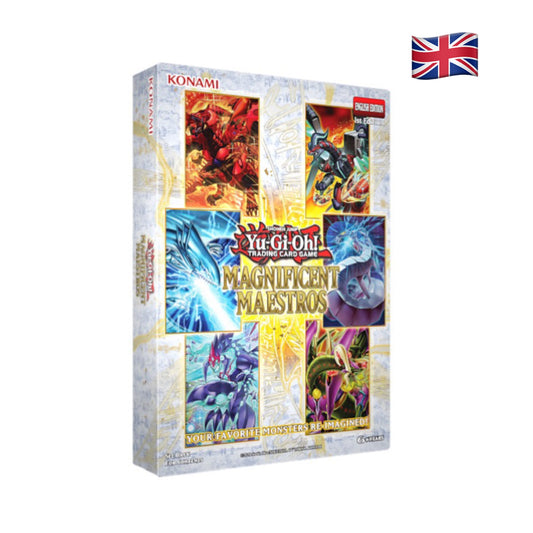 YuGiOh Magnificent Maestros Englisch mit Weißen Drachen als Overframe Karte