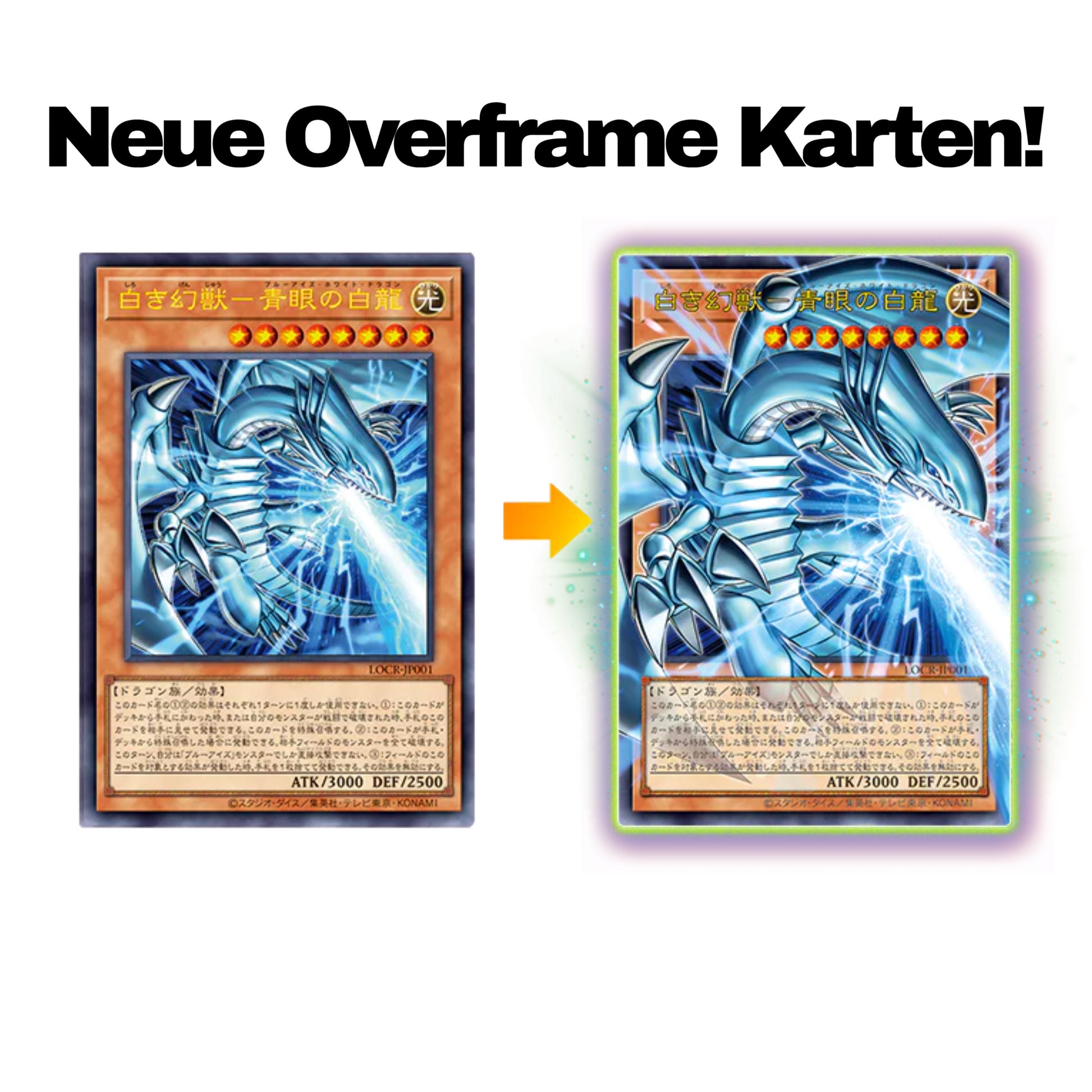 Es gibt im neuen YuGiOh Set Limit Over Collection
The Rivals zum ersten Mal Full Art Karten 