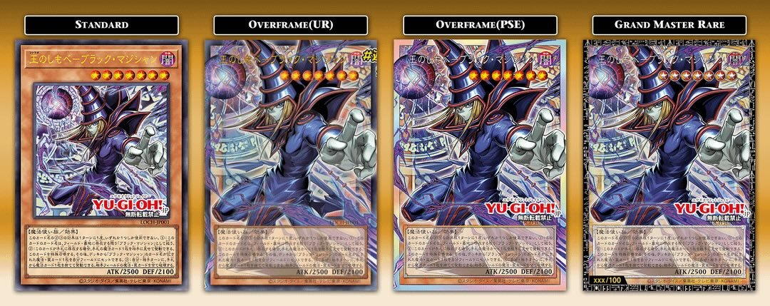 Die verschiedenen Full Art Karten Overframe Raritäten von YuGiOh erklärt